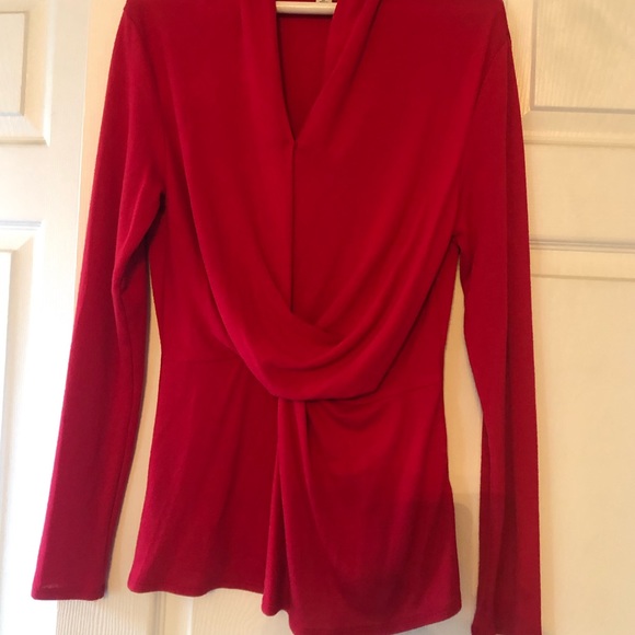 Halston red sweater - Picture 2 of 3